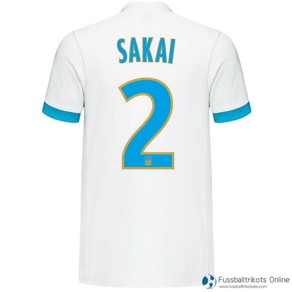 Marseille Trikot Heim Sakai 2017-18 Fussballtrikots Günstig